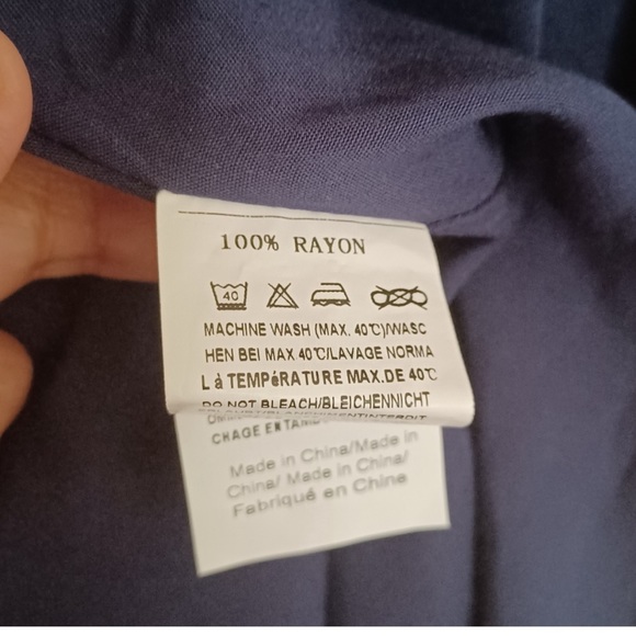 Ekouaer Women's Navy Blue Swimsuit Coverup Bathing Suit Cover Ups Size Large NWT - Picture 6 of 7